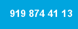 919 874 41 13 919 874 41 13